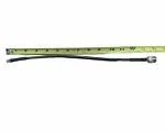 14 Inch Low Loss Cable (LMR240 Equivalent) (N/Female & SMA/Male Connectors) - Black - L24-14IN-NF-SM- with tape measure